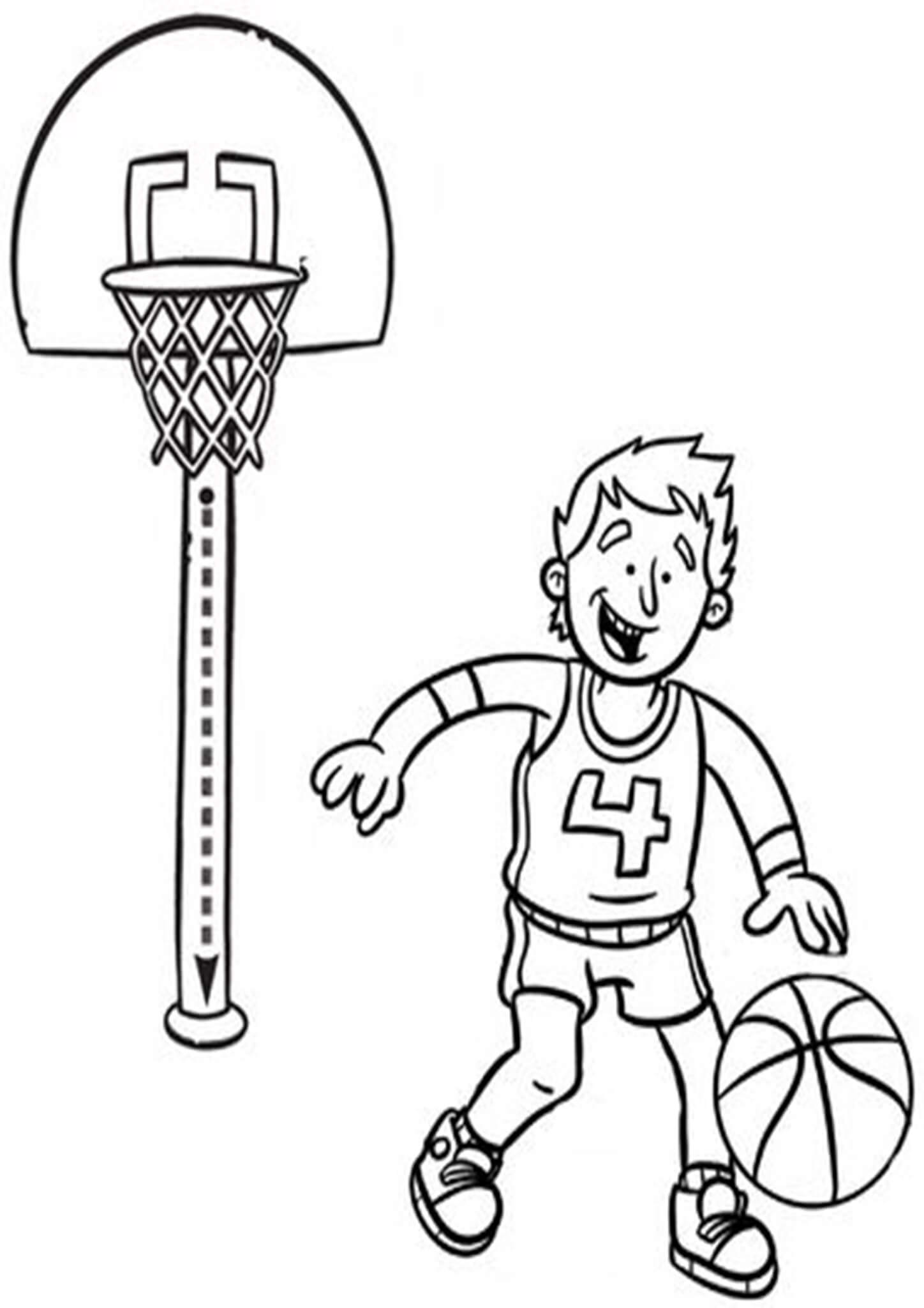 Basketball Coloring Pages Free Printable 32