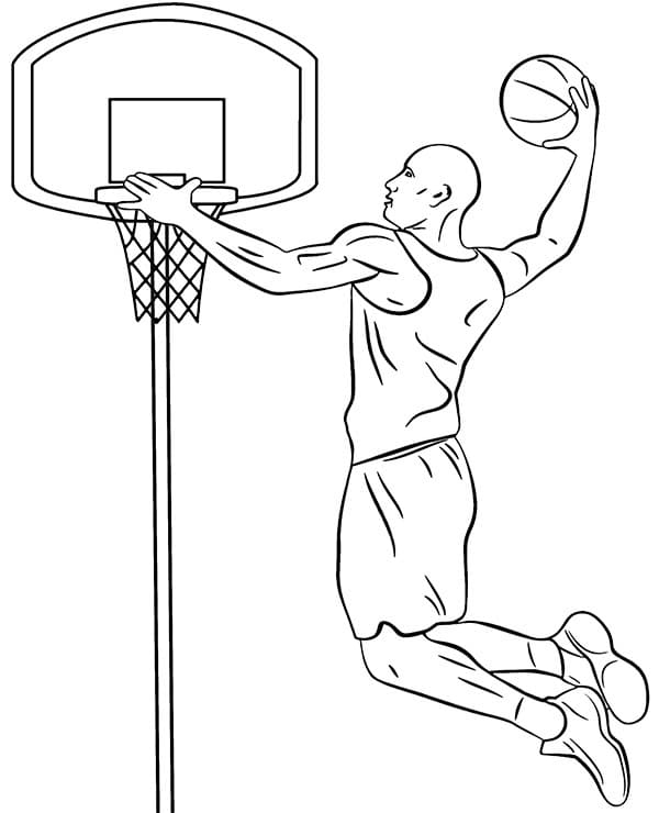 Basketball Coloring Pages Free Printable 42