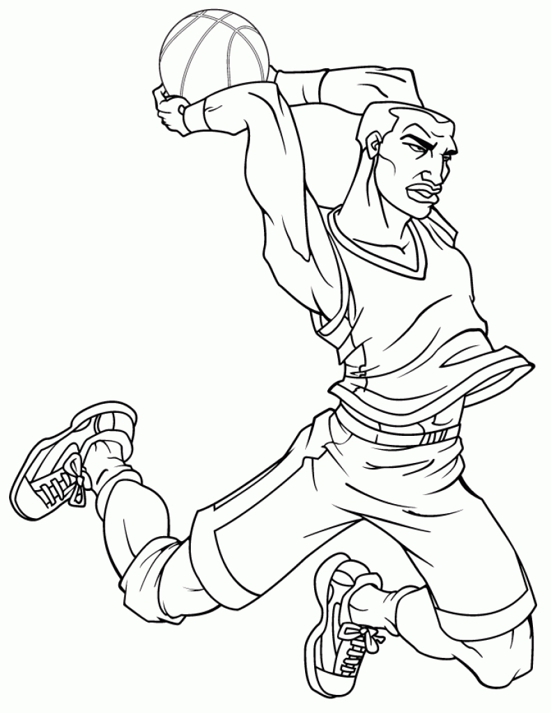 Basketball Coloring Pages Free Printable 43