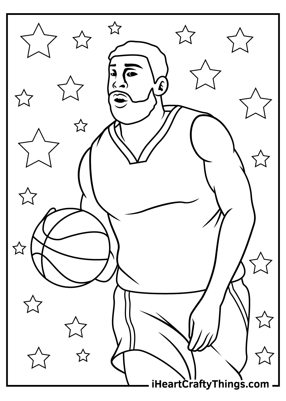 Basketball Coloring Pages Free Printable 44