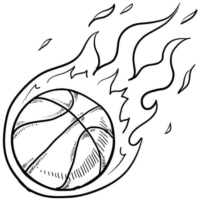 Basketball Coloring Pages Free Printable 5