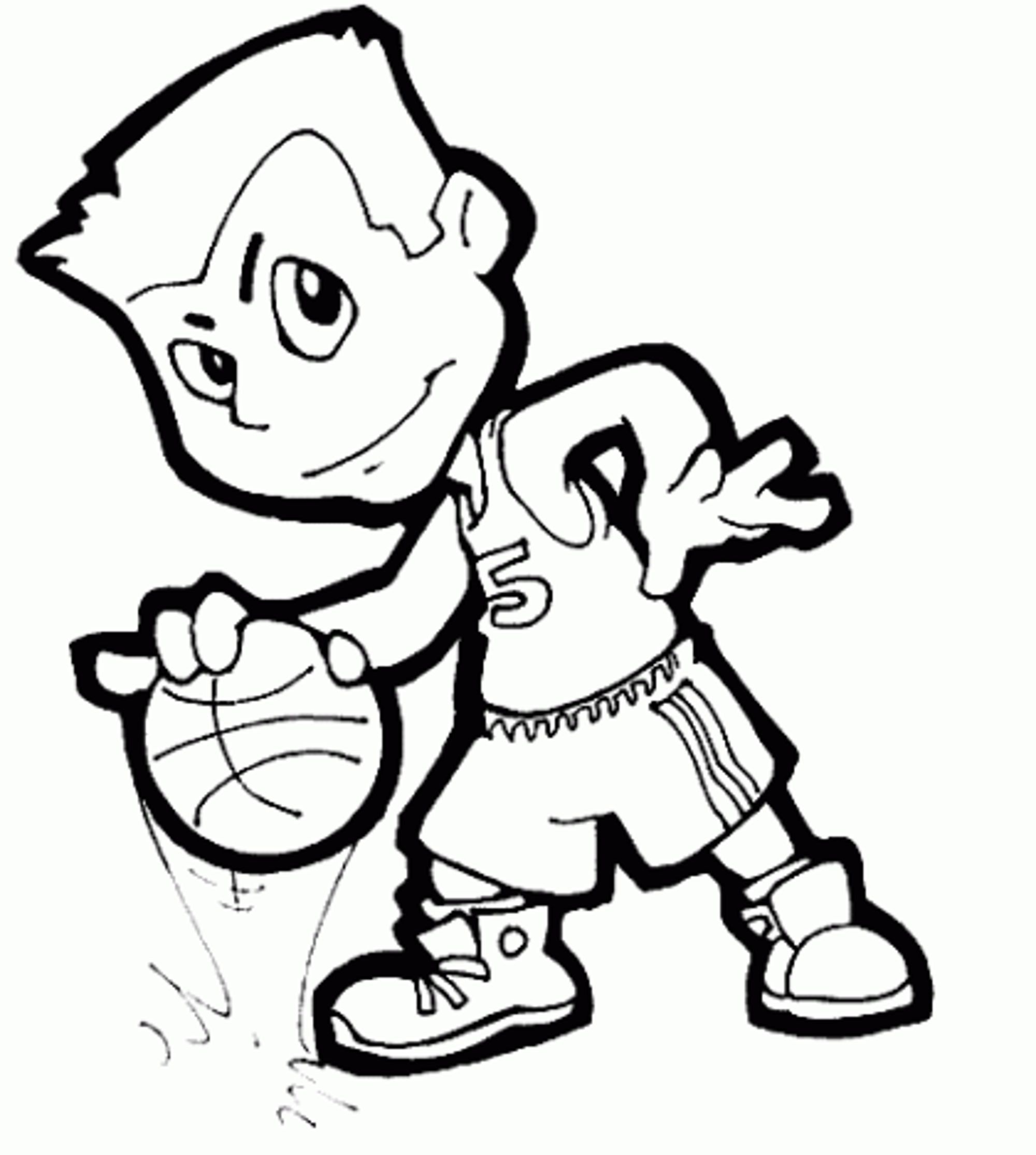 Basketball Coloring Pages Free Printable 51