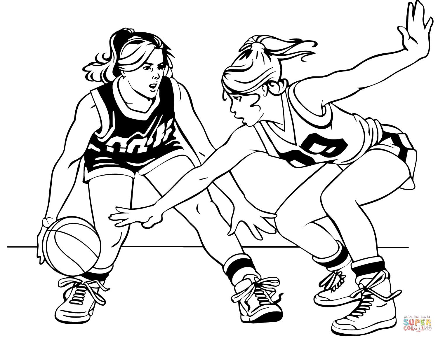 Basketball Coloring Pages Free Printable 59