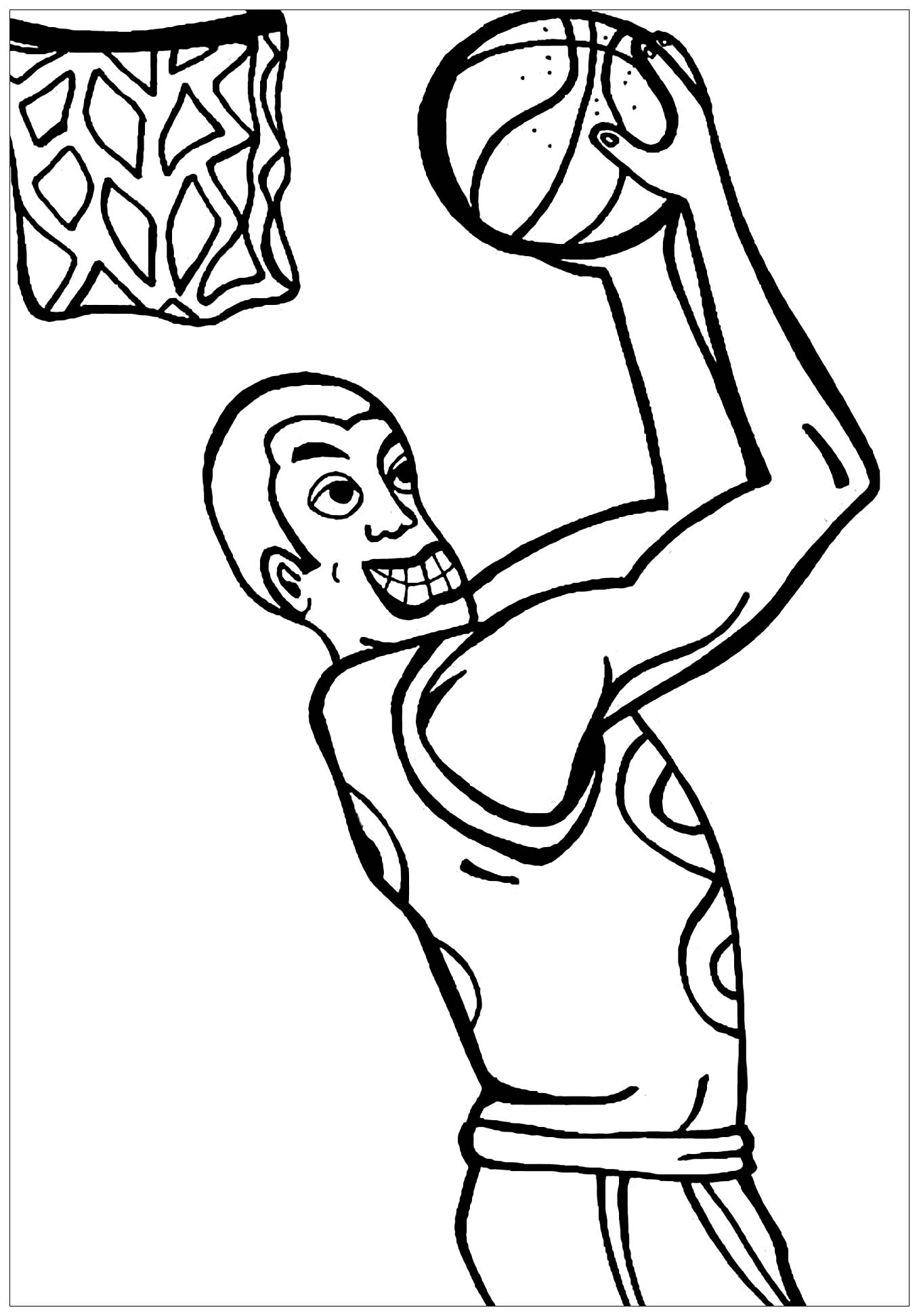 Basketball Coloring Pages Free Printable 64