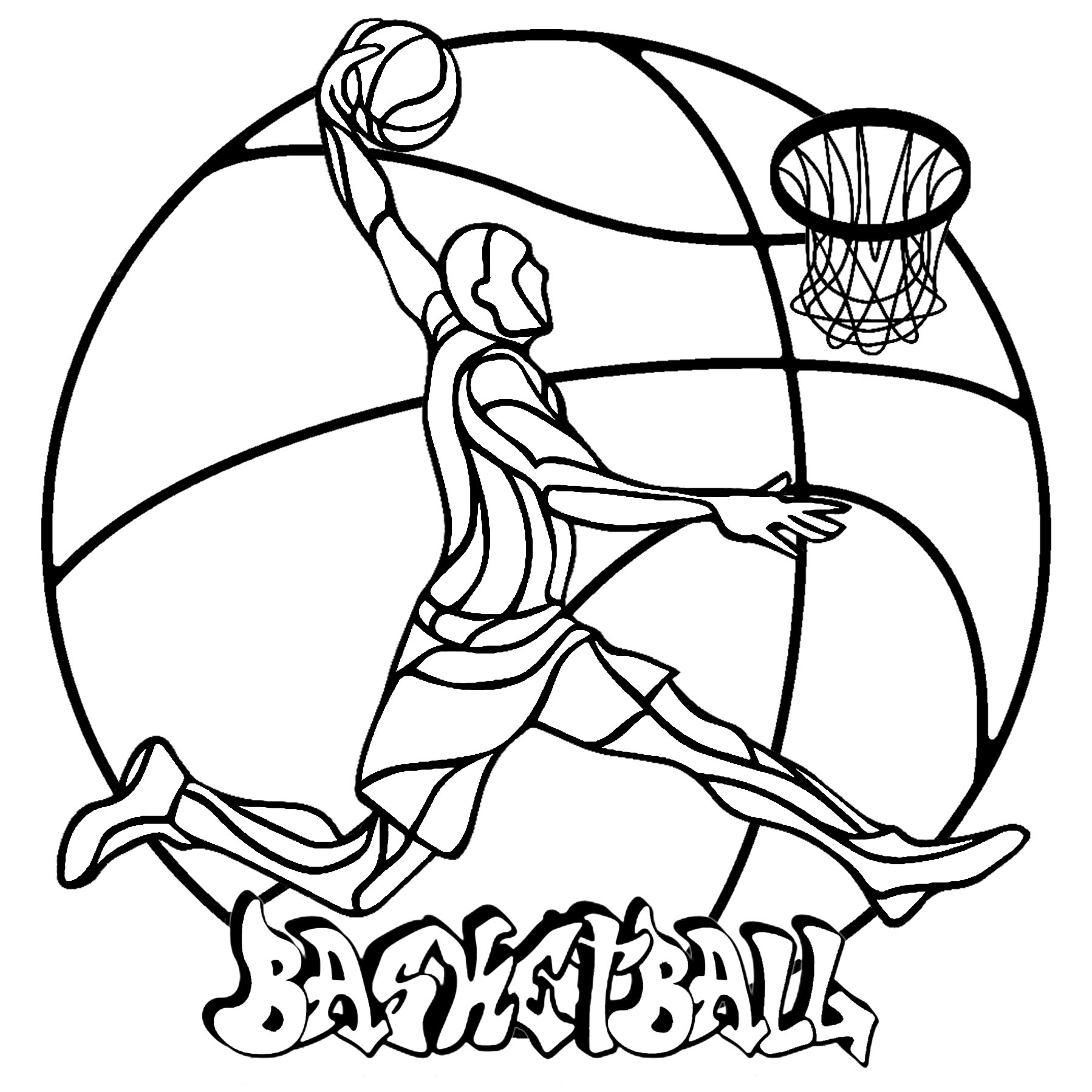 Basketball Coloring Pages Free Printable 65