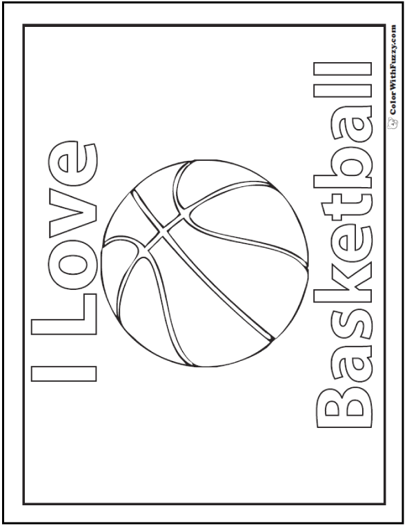 Basketball Coloring Pages Free Printable 72