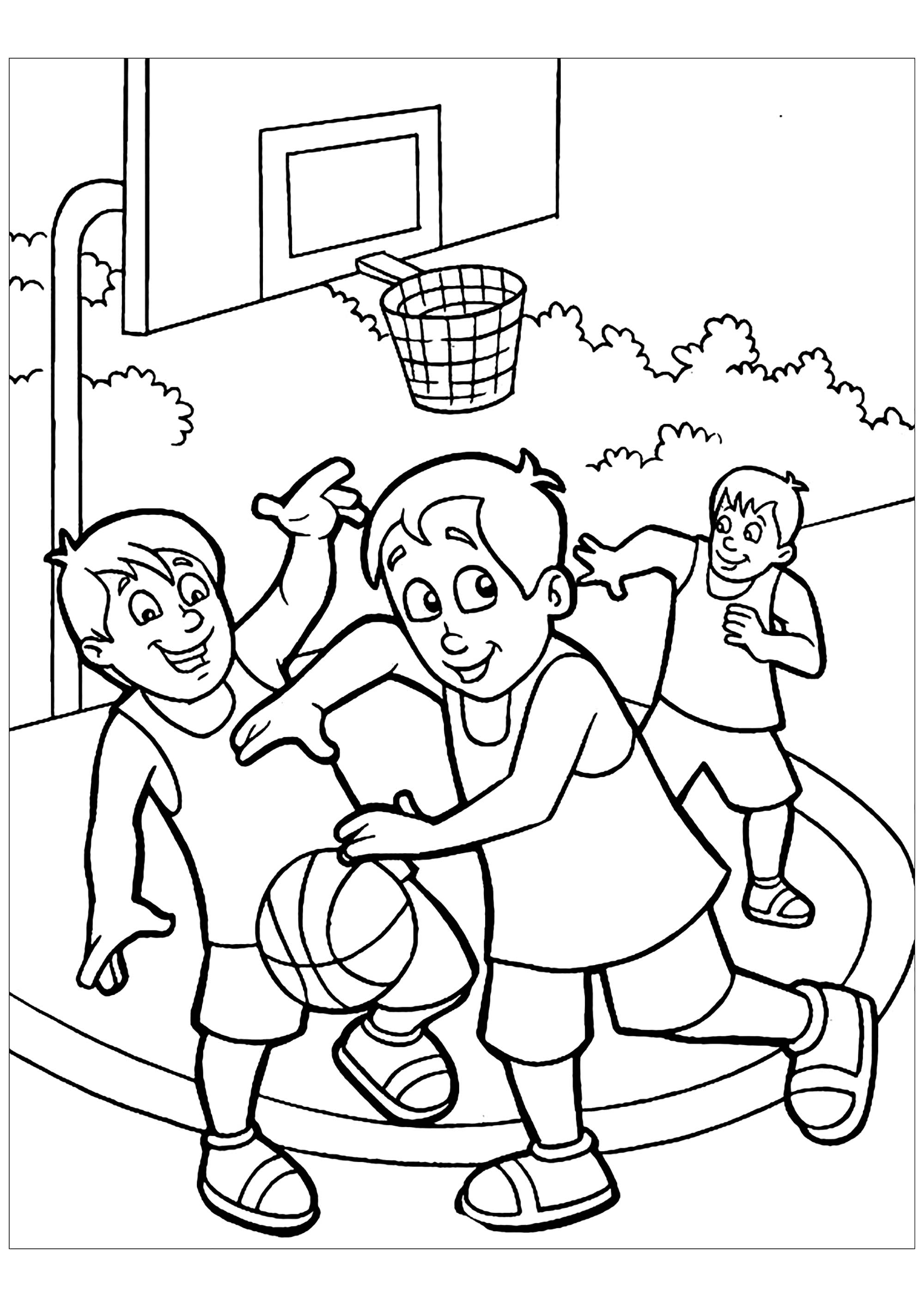 Basketball Coloring Pages Free Printable 81