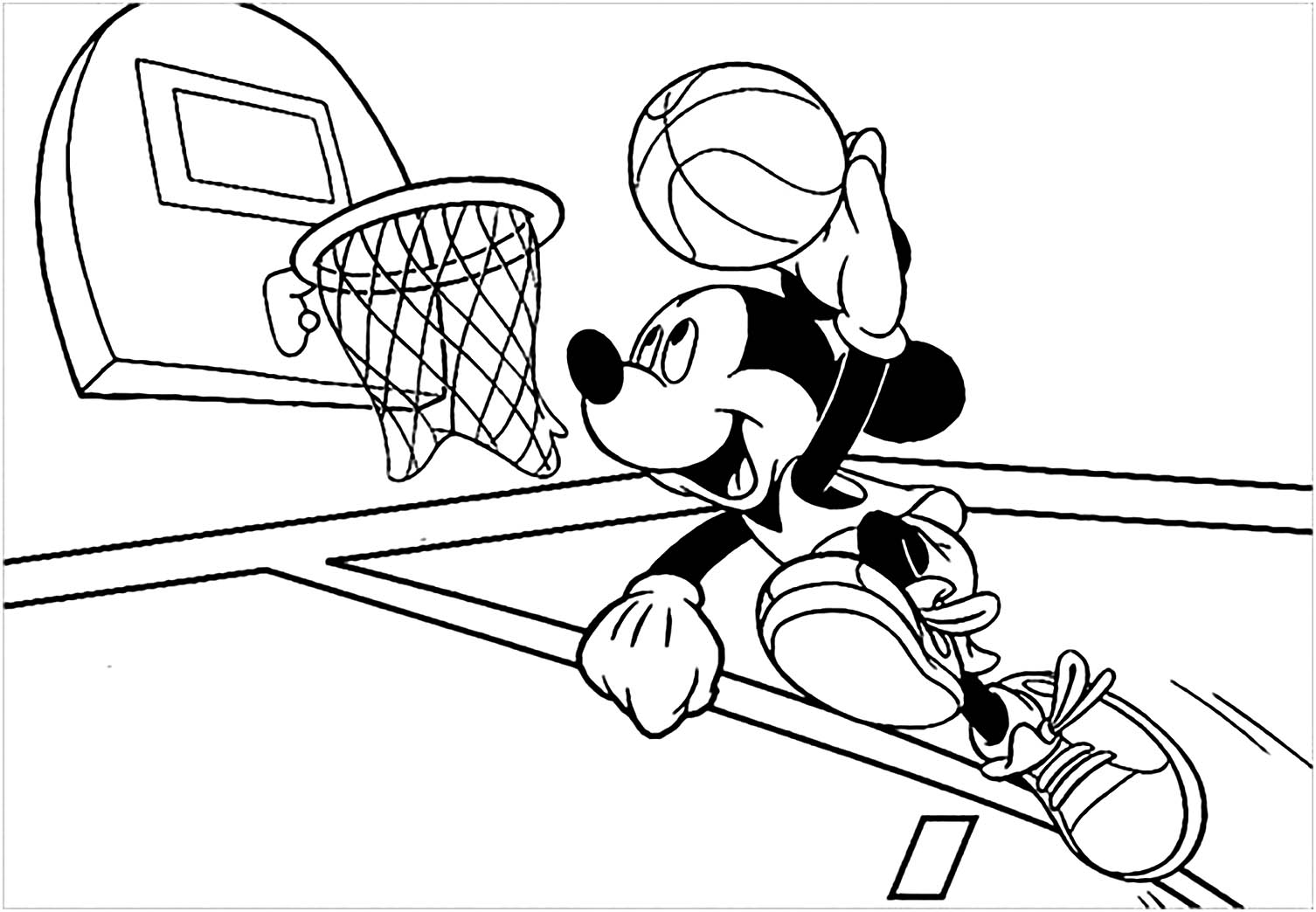 Basketball Coloring Pages Free Printable 84