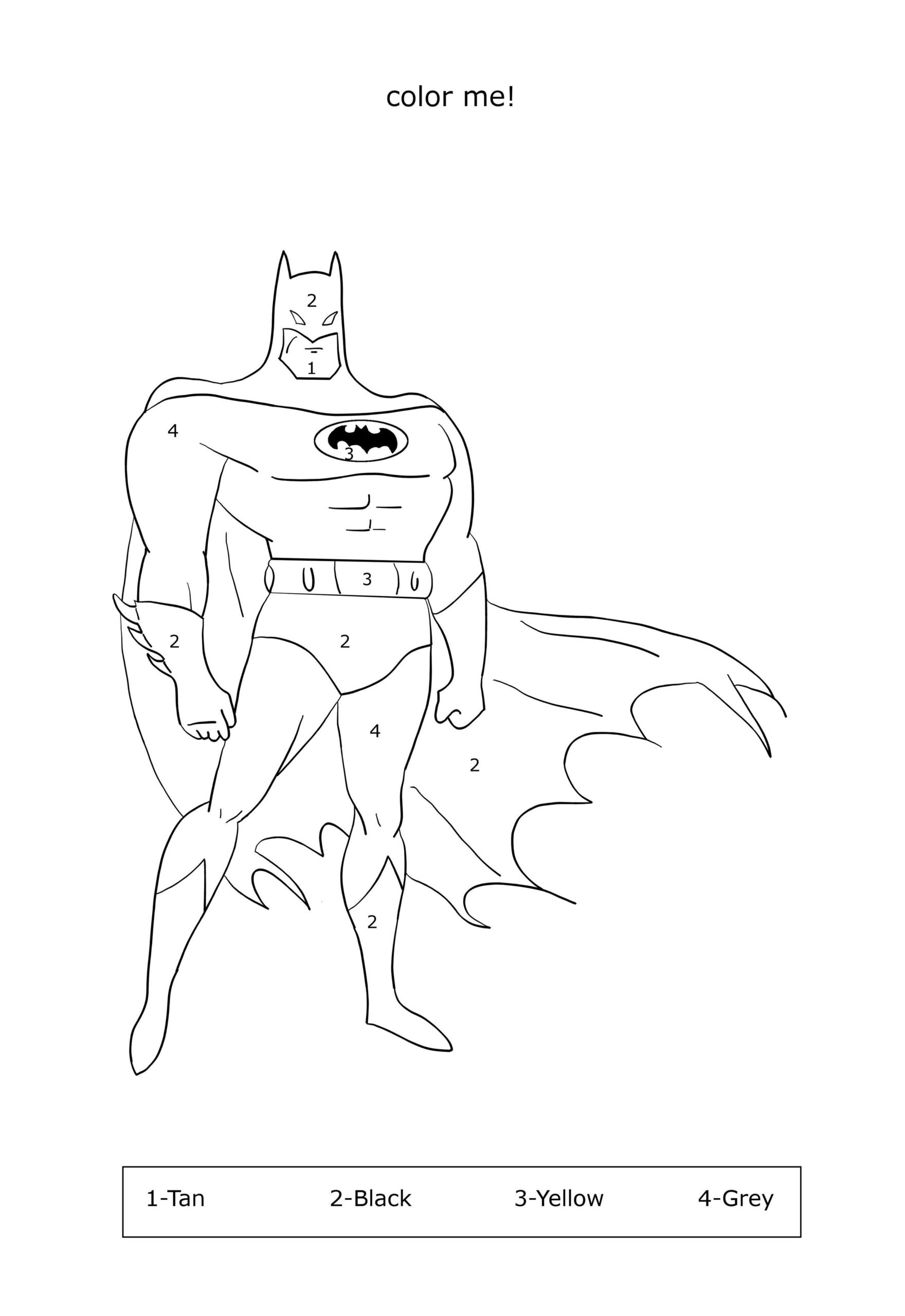 Batman Coloring Sheets Free Printable 106