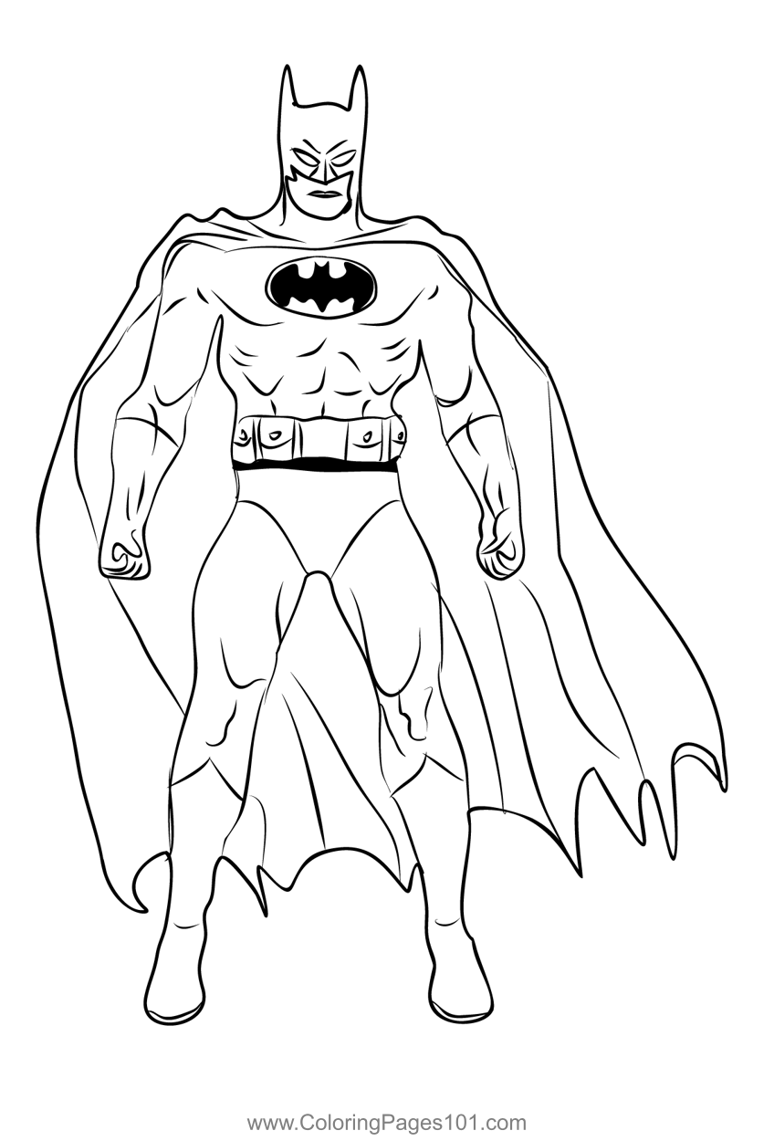 Batman Coloring Sheets Free Printable 114