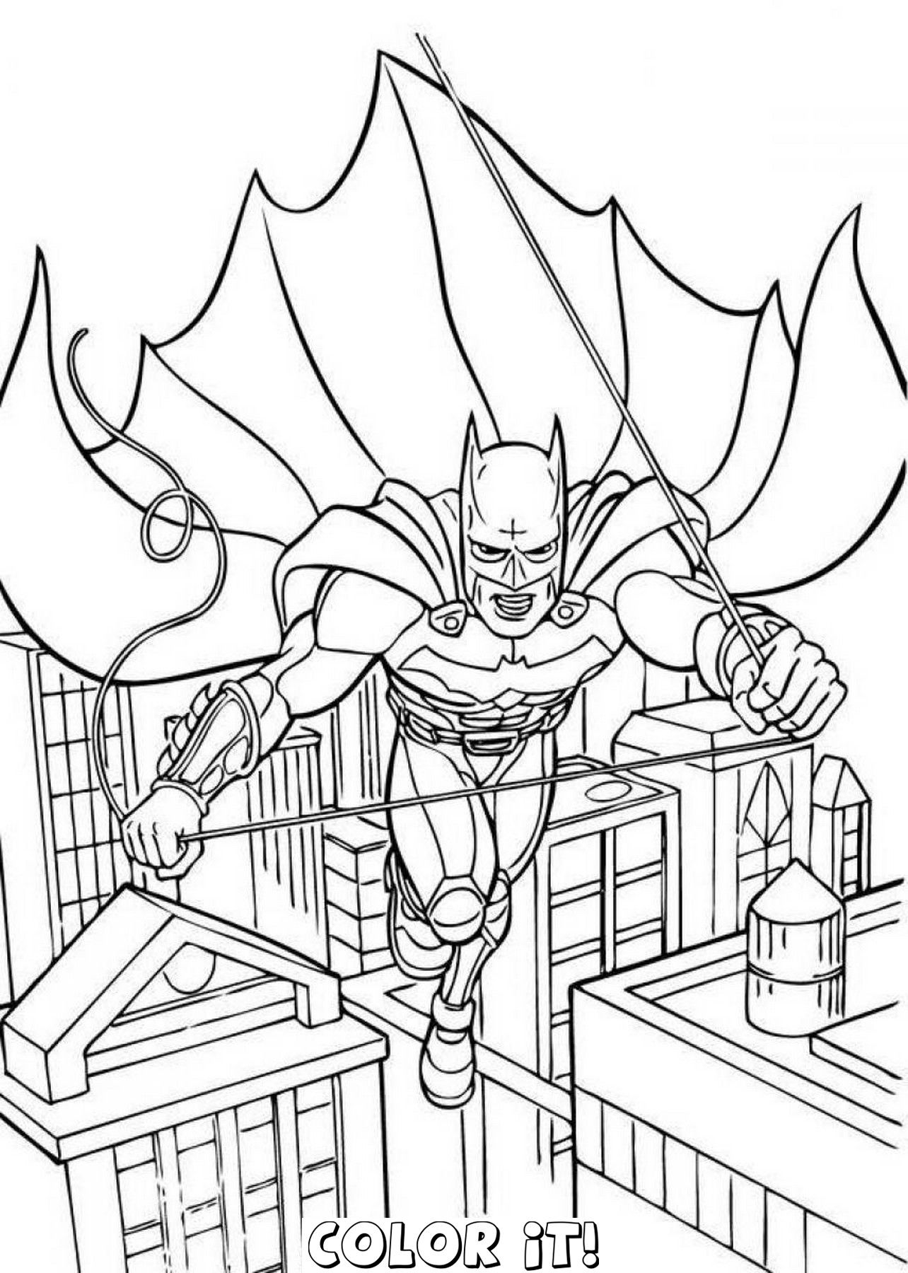 Batman Coloring Sheets Free Printable 4