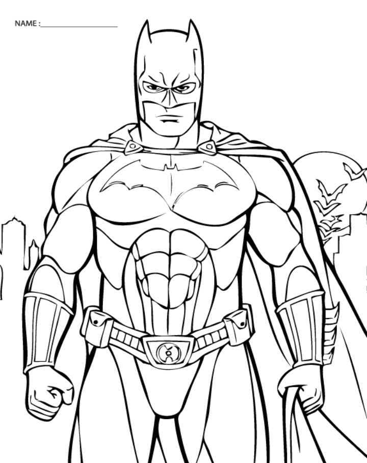 Batman Coloring Sheets Free Printable 73