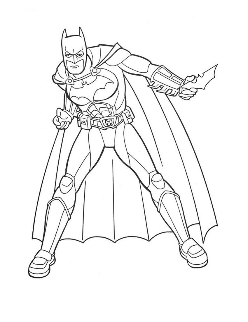 Batman Coloring Sheets Free Printable 85