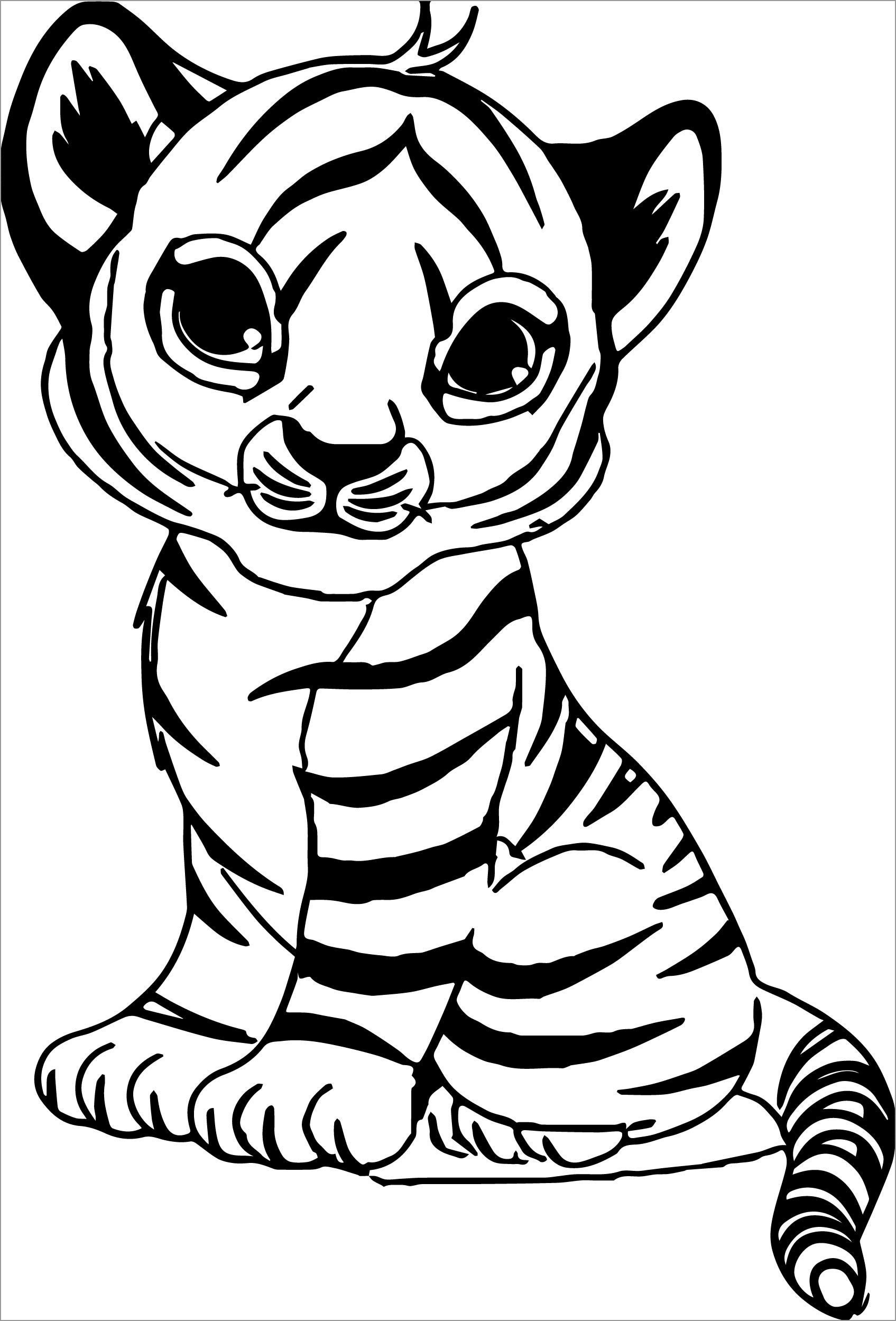 Cute Animals Coloring Pages Free Printable 17