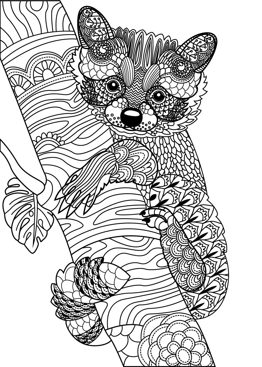 Cute Animals Coloring Pages Free Printable 21