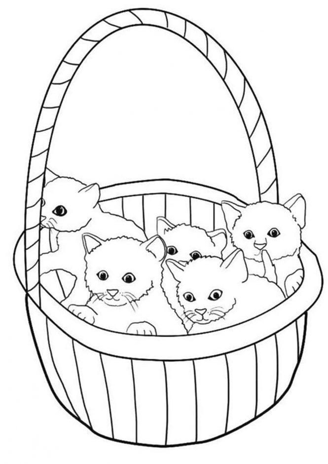 Cute Animals Coloring Pages Free Printable 24