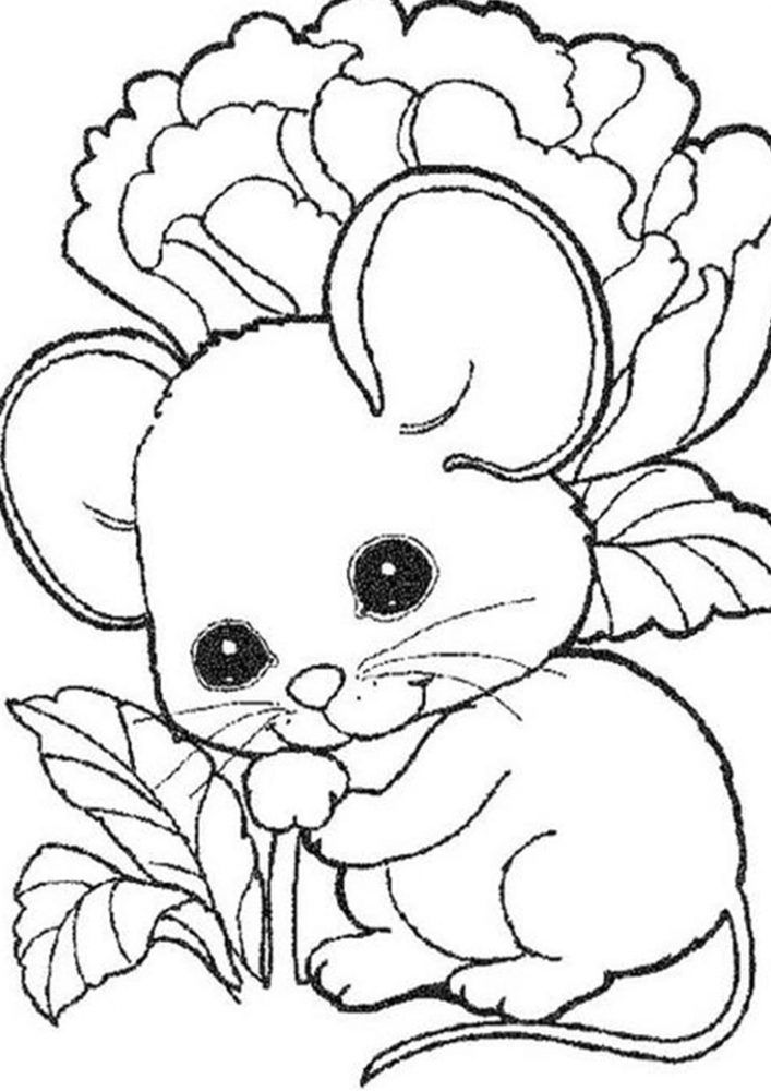 Cute Animals Coloring Pages Free Printable 26