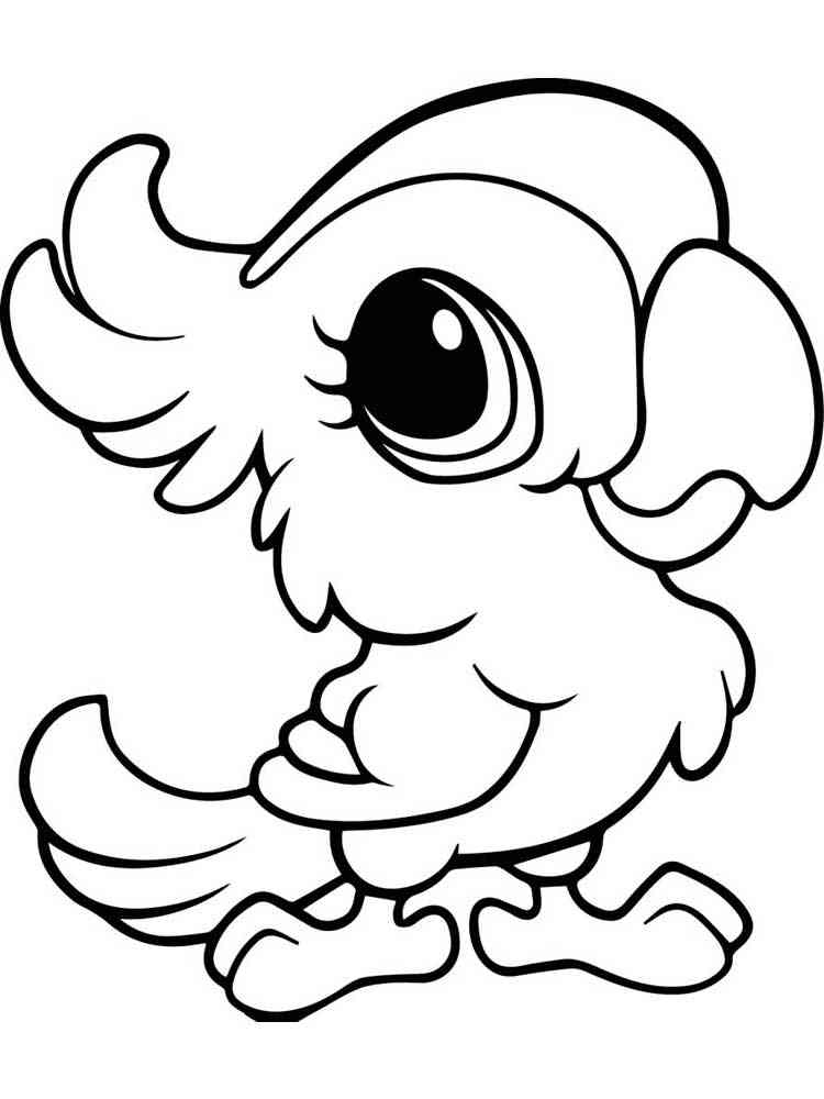 Cute Animals Coloring Pages Free Printable 3