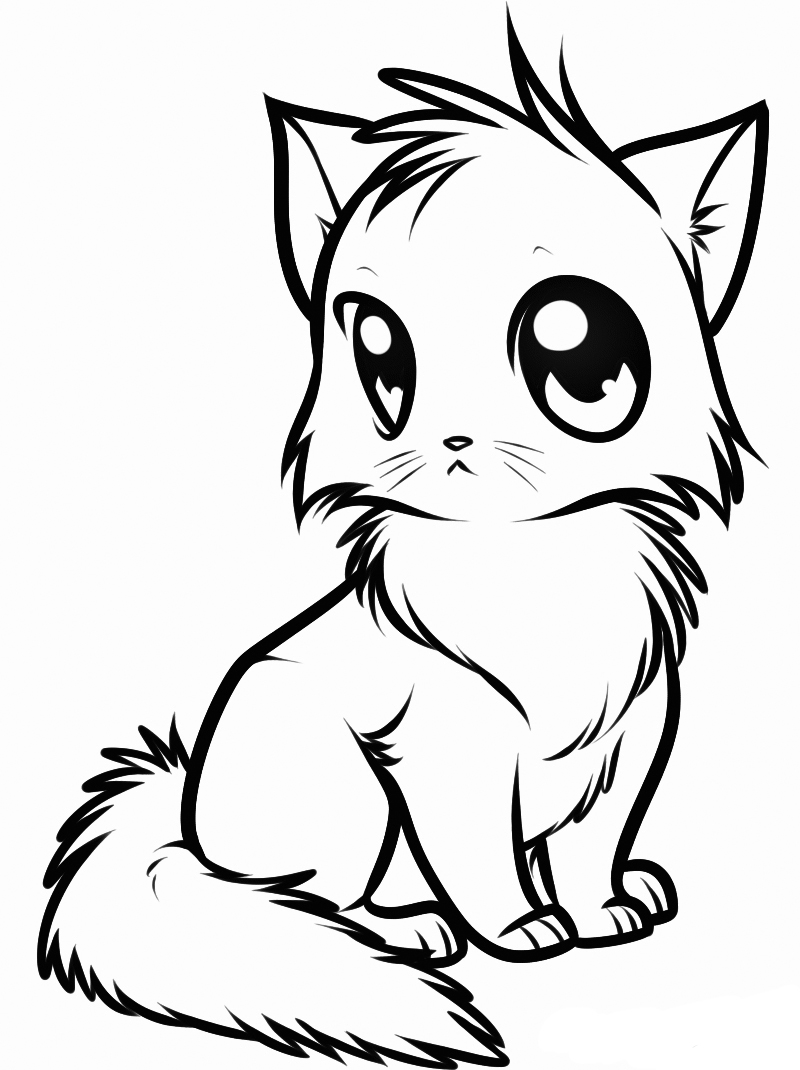 Cute Animals Coloring Pages Free Printable 32