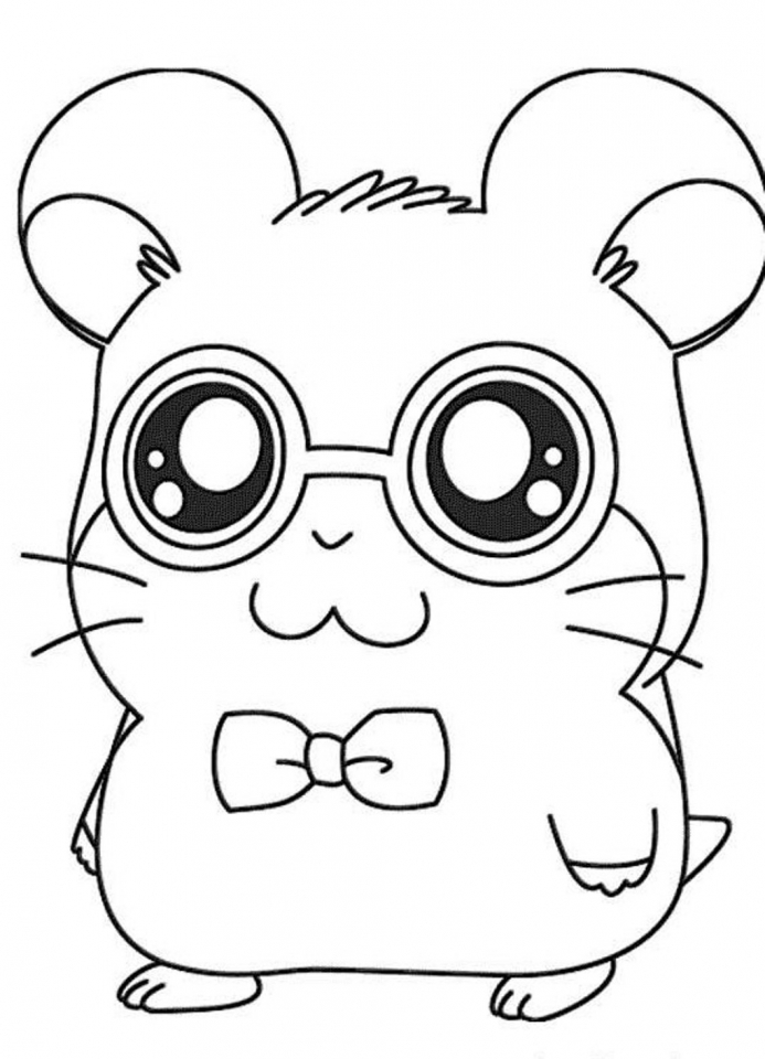 Cute Animals Coloring Pages Free Printable 34