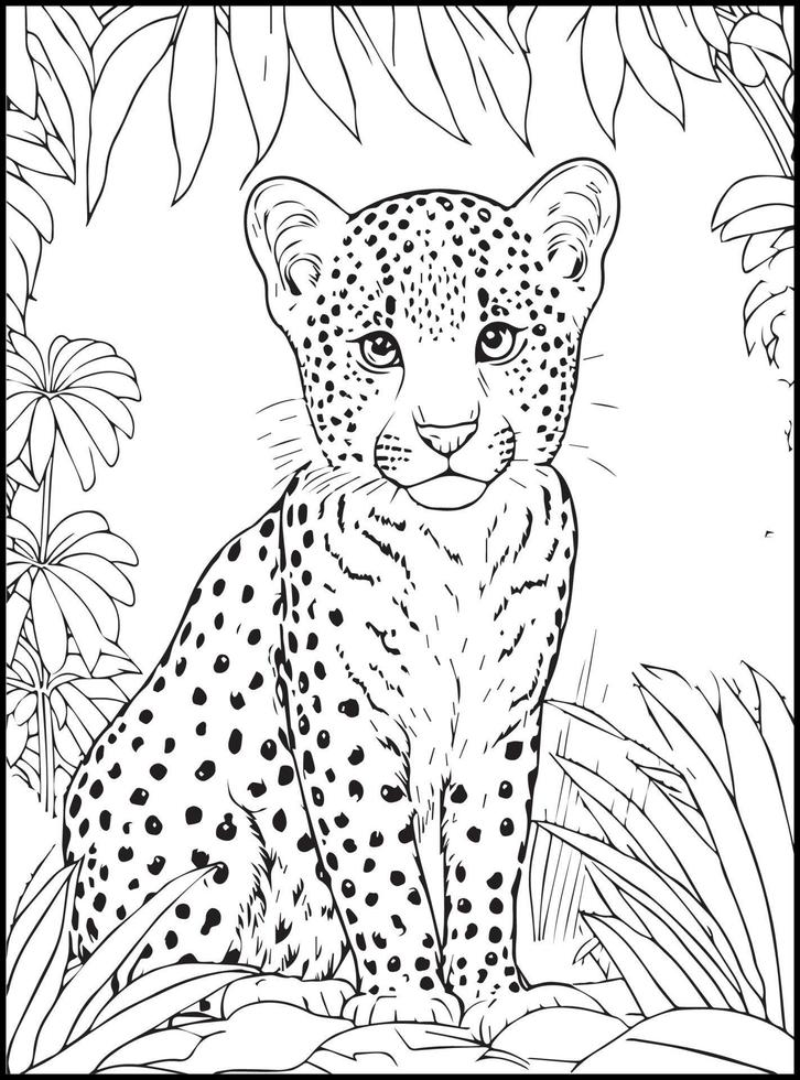 Cute Animals Coloring Pages Free Printable 37