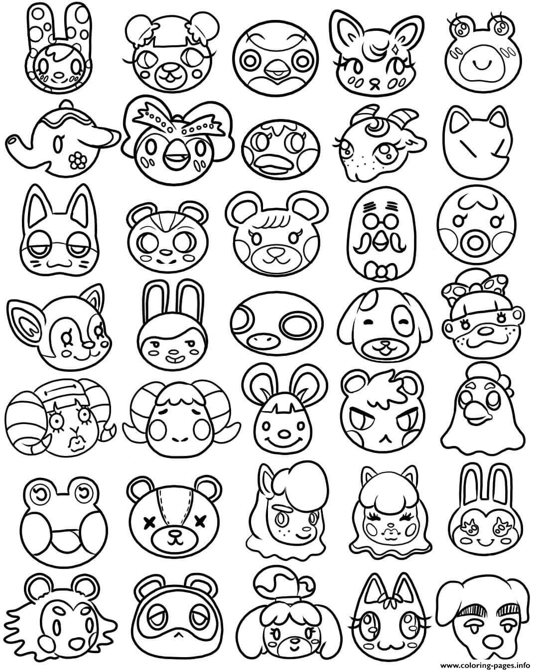 Cute Animals Coloring Pages Free Printable 5