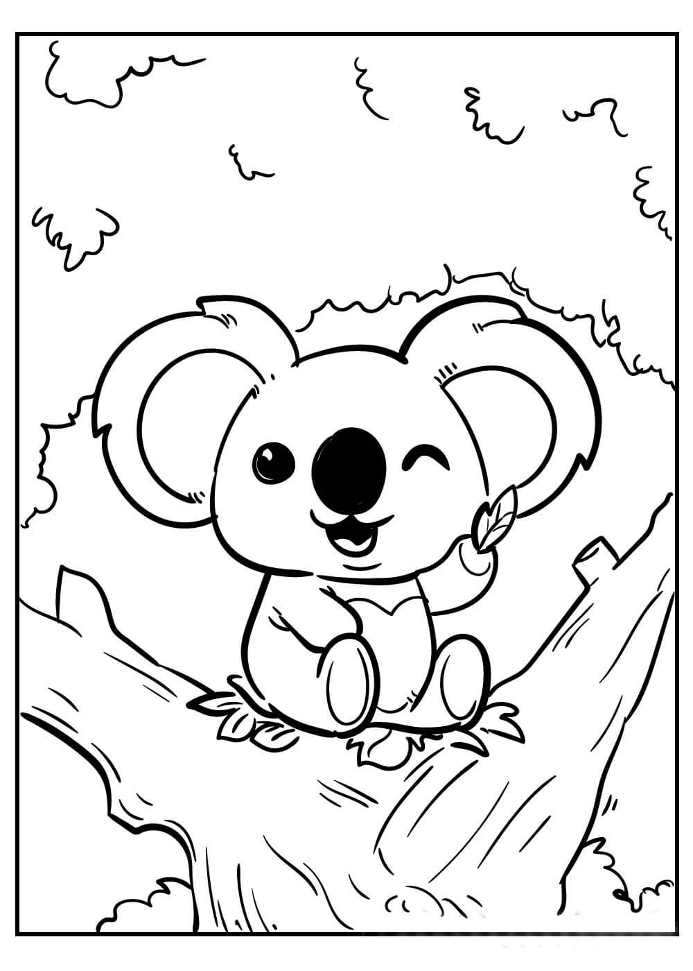 Cute Animals Coloring Pages Free Printable 50