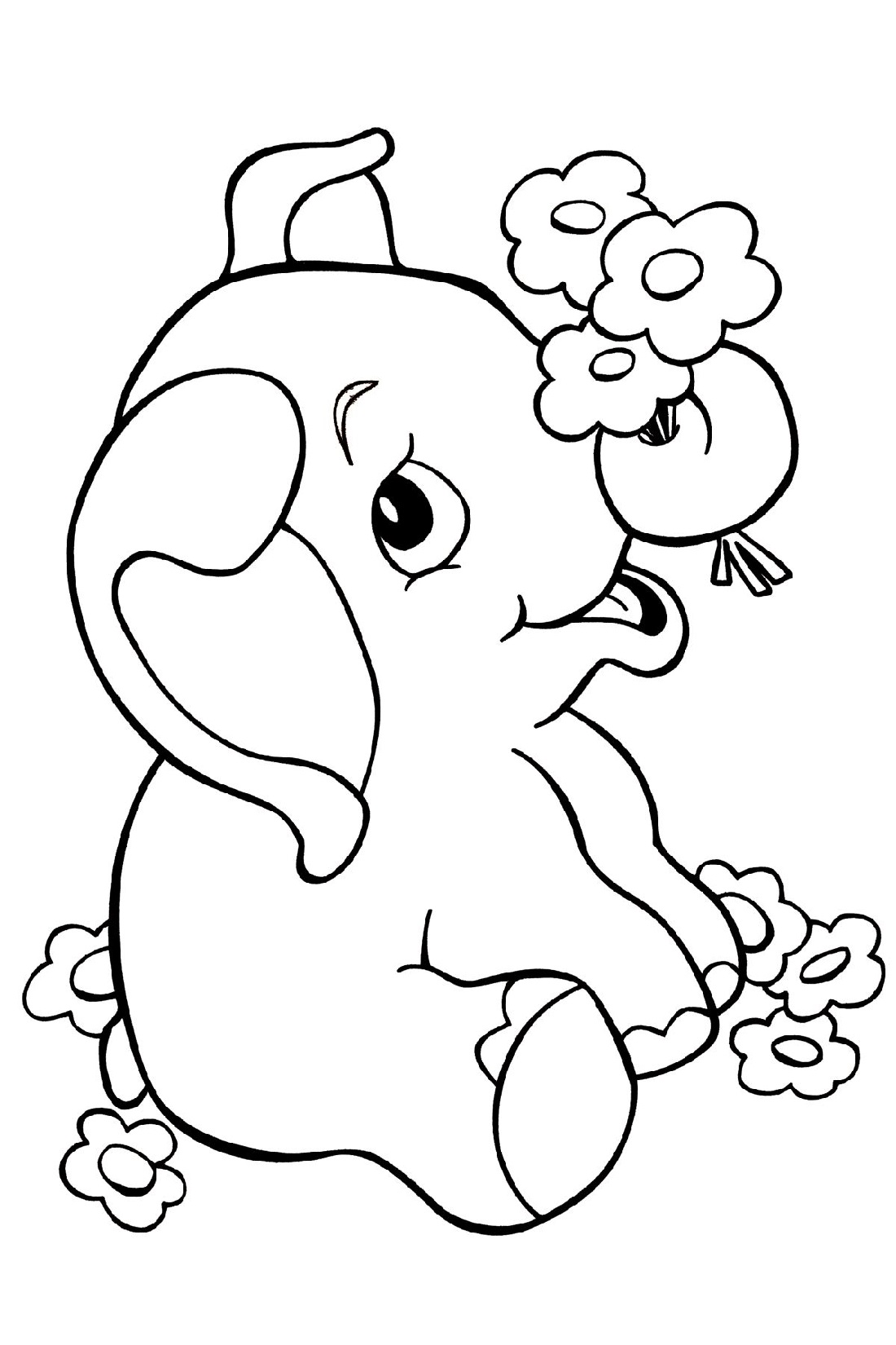 Cute Animals Coloring Pages Free Printable 53