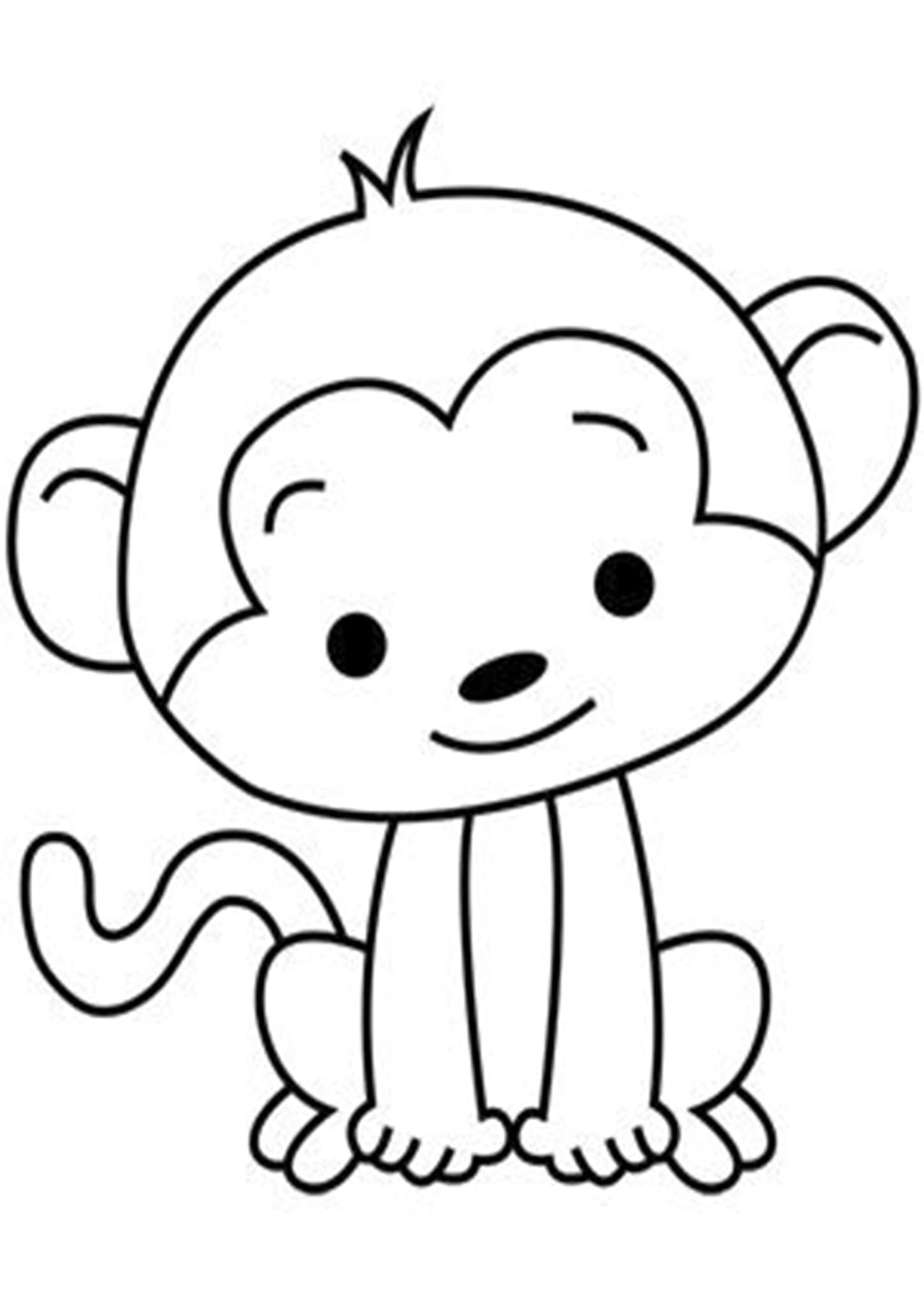 Cute Animals Coloring Pages Free Printable 54