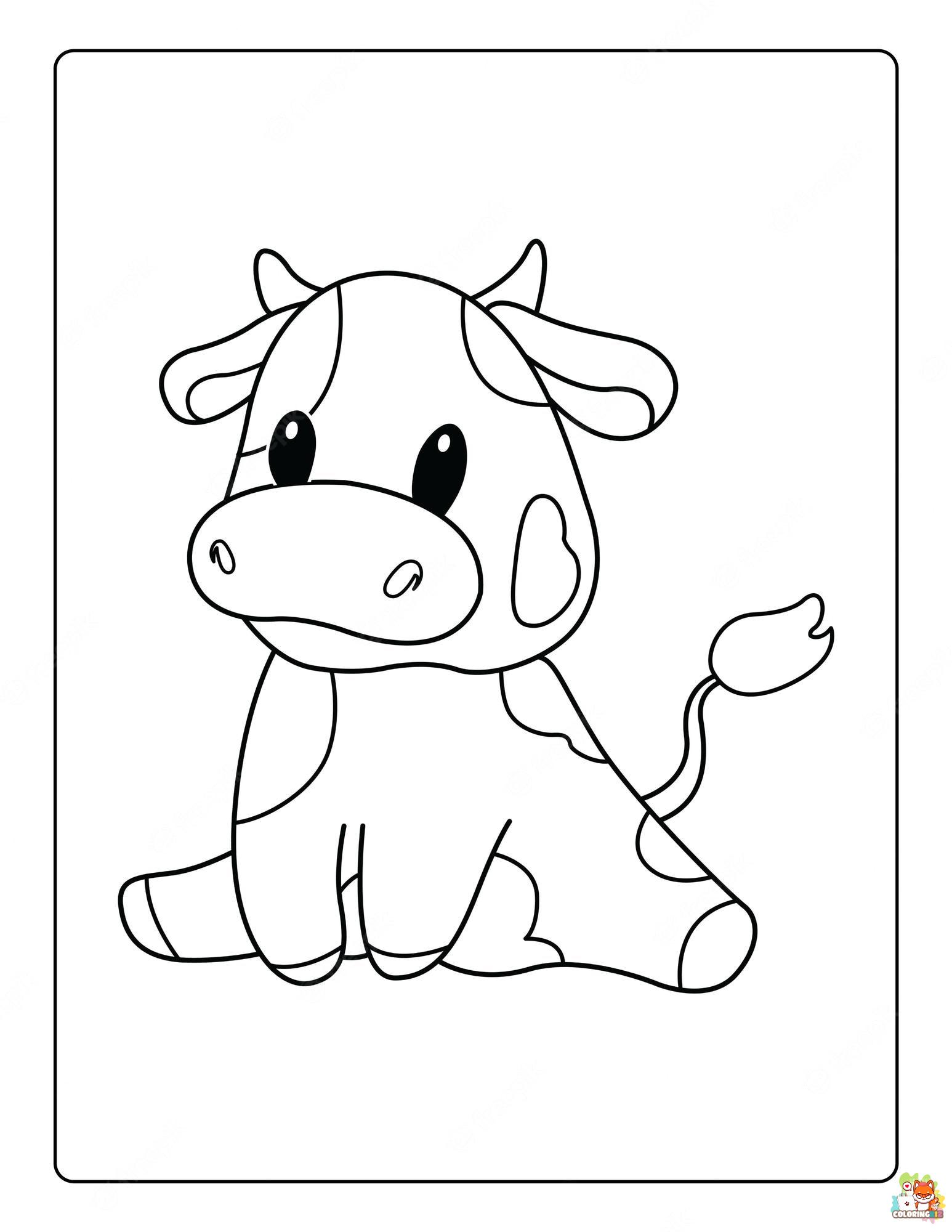 Cute Animals Coloring Pages Free Printable 62