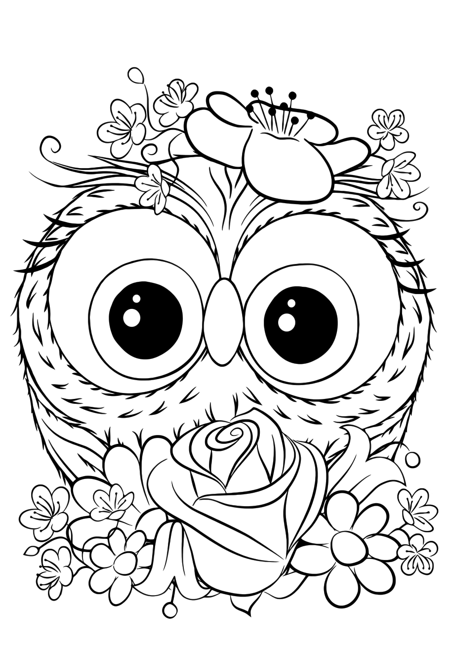 Cute Animals Coloring Pages Free Printable 64