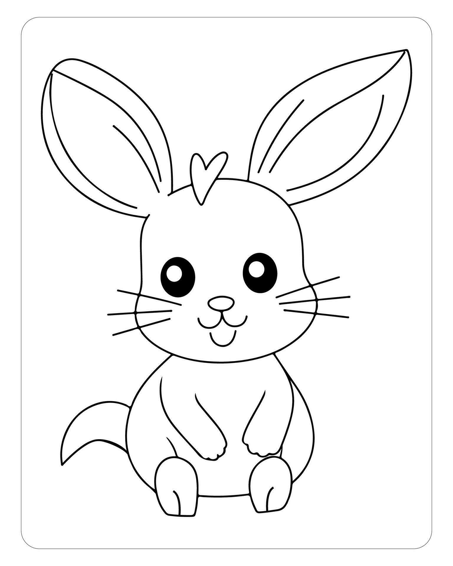 Cute Animals Coloring Pages Free Printable 66