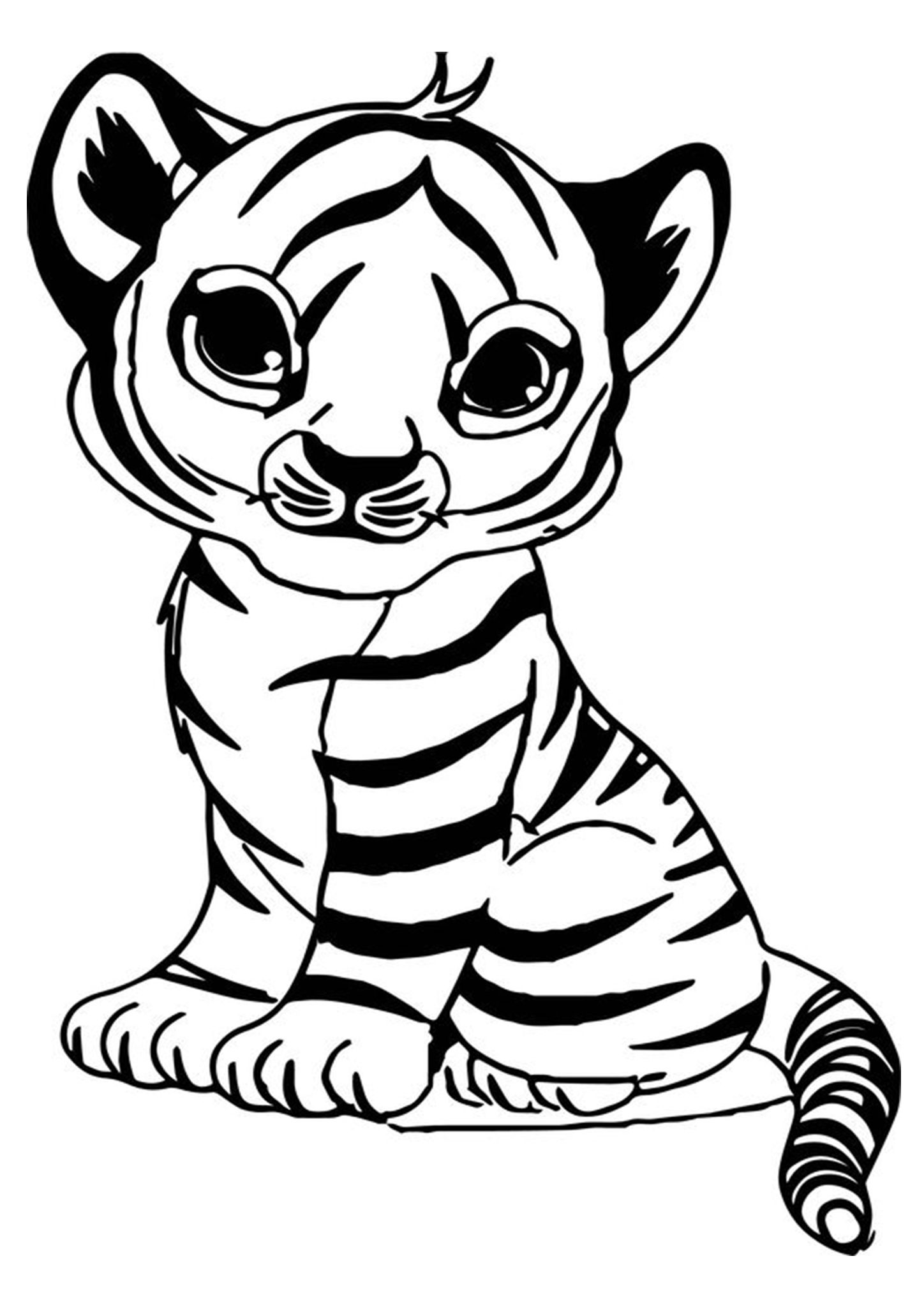 Cute Animals Coloring Pages Free Printable 70