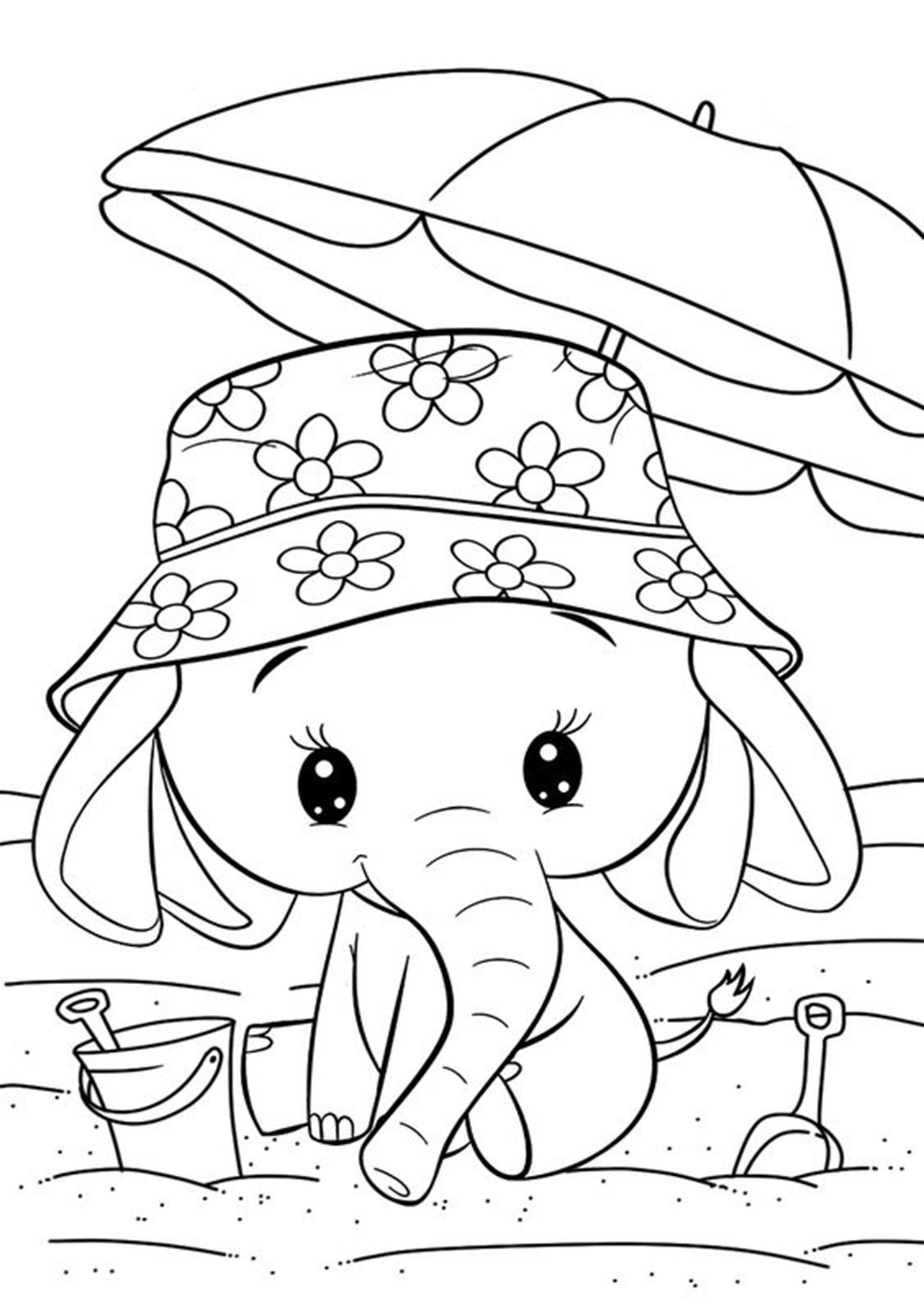 Cute Animals Coloring Pages Free Printable 85