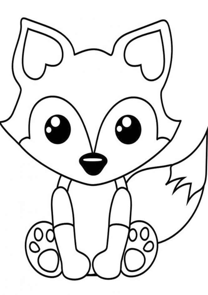 Cute Animals Coloring Pages Free Printable 89