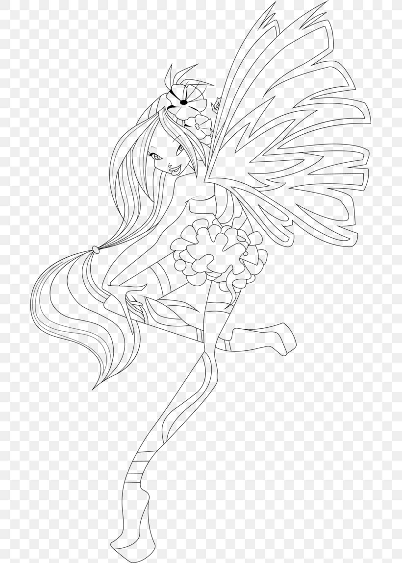 Fairies Coloring Pages Free Printable 102