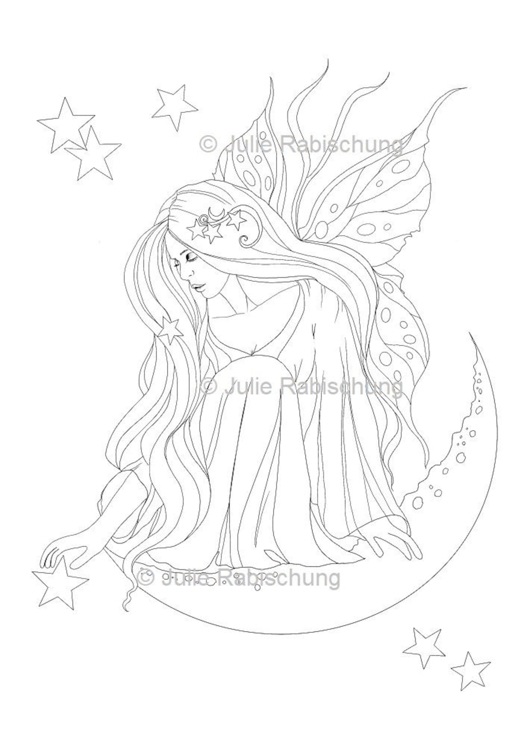 Fairies Coloring Pages Free Printable 139