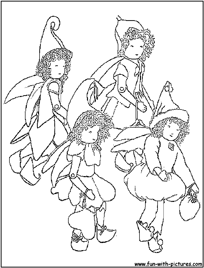 Fairies Coloring Pages Free Printable 144