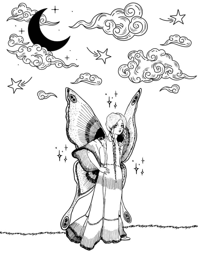 Fairies Coloring Pages Free Printable 146