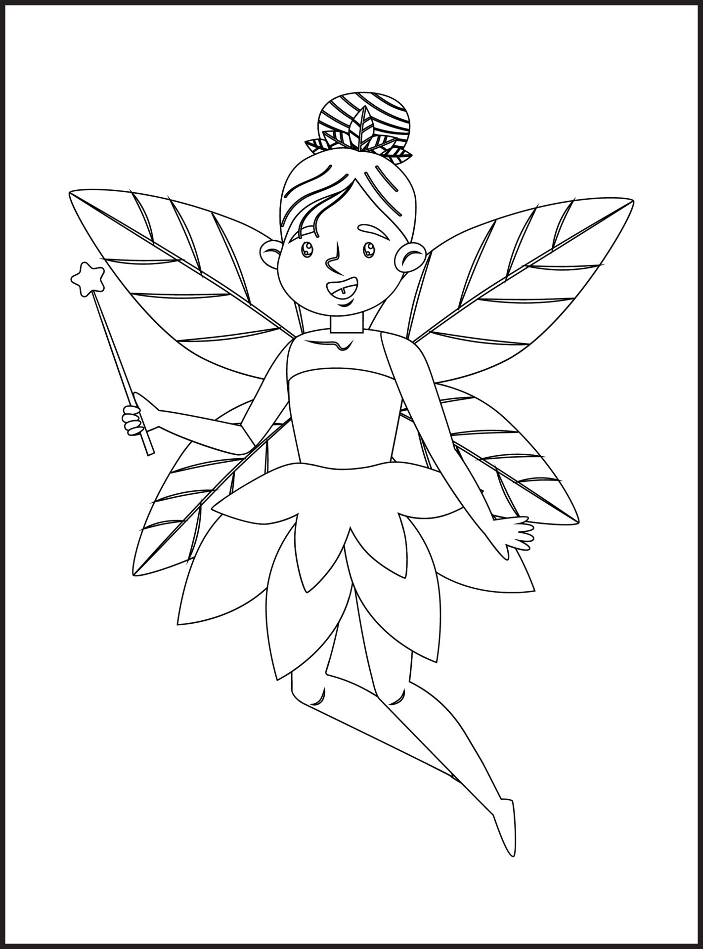 Fairies Coloring Pages Free Printable 158