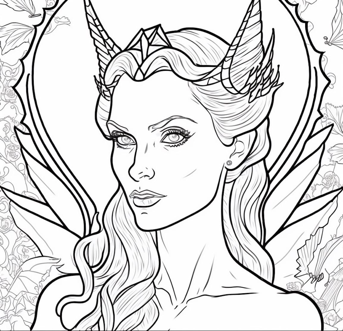 Fairies Coloring Pages Free Printable 166