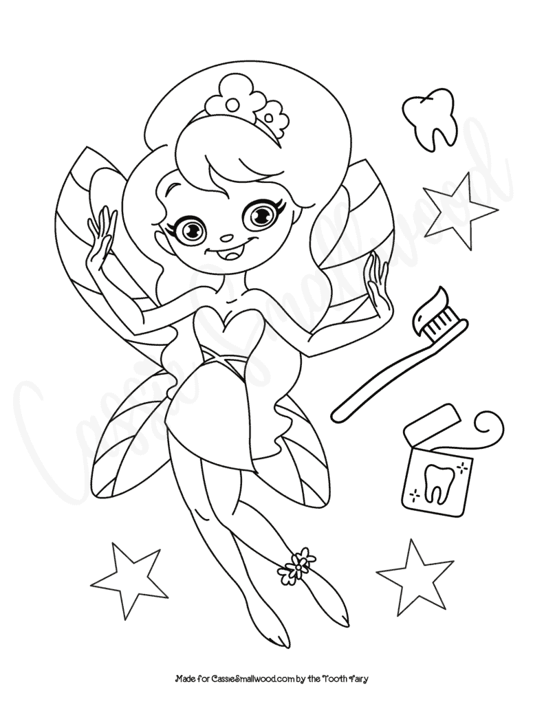 Fairies Coloring Pages Free Printable 167