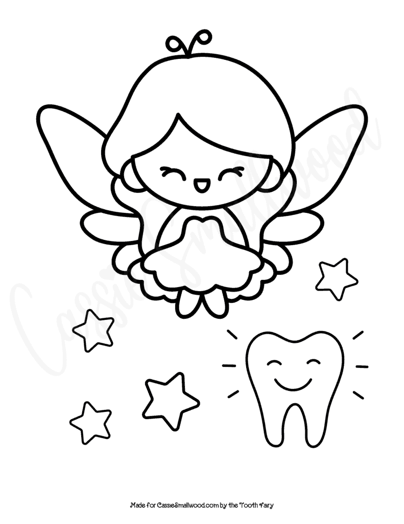 Fairies Coloring Pages Free Printable 17