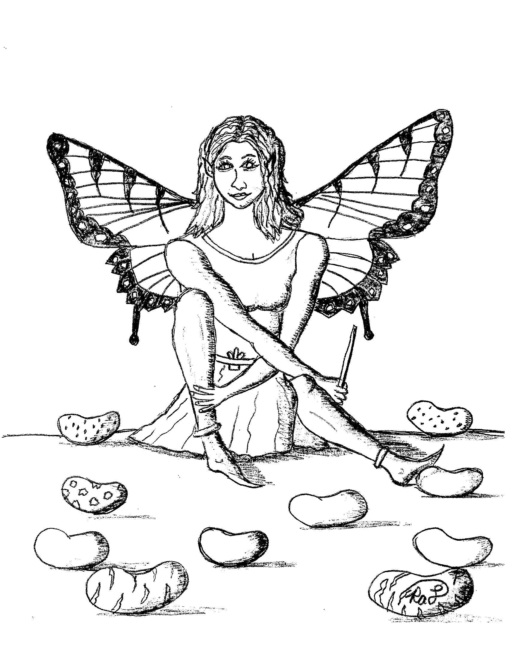 Fairies Coloring Pages Free Printable 181