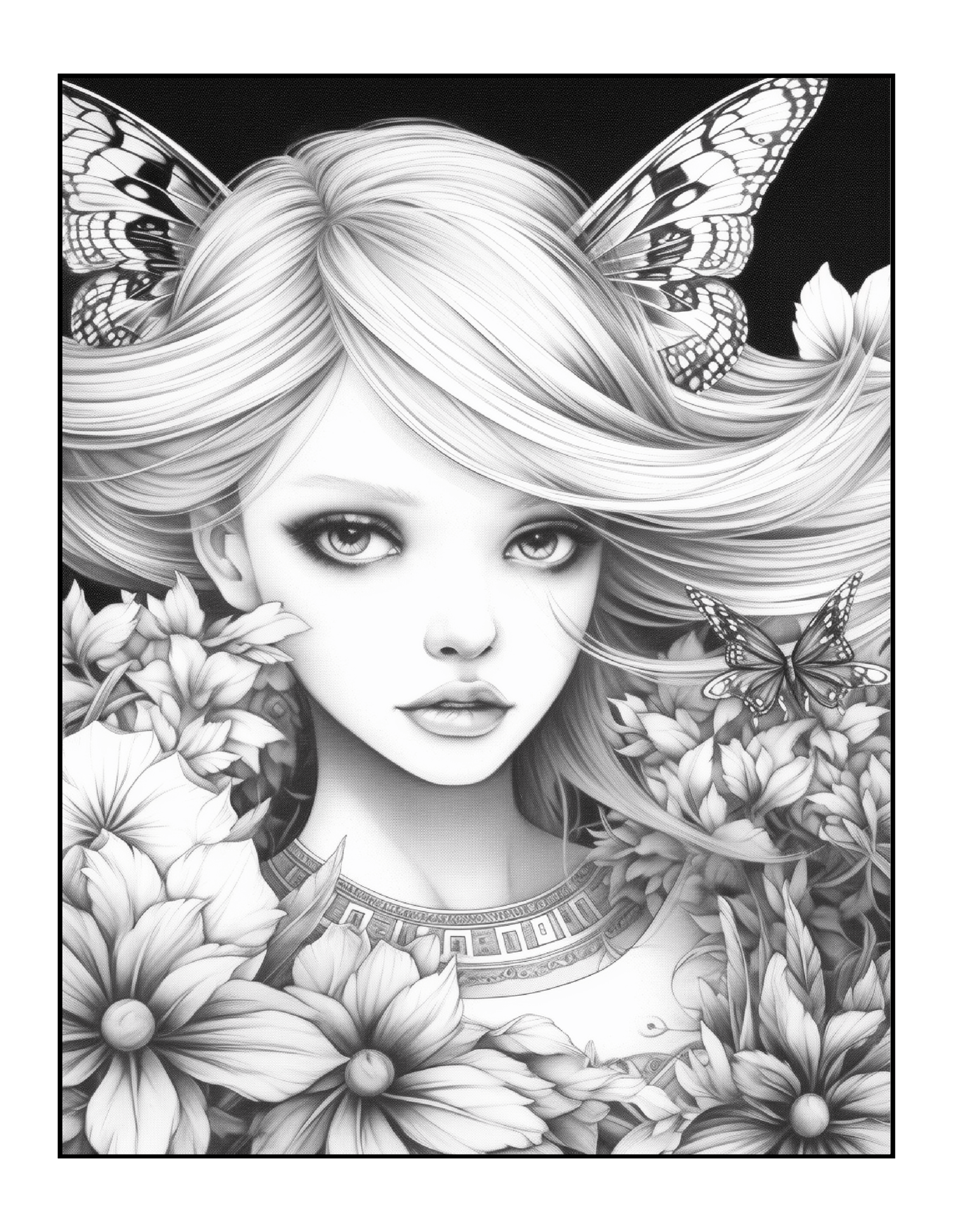 Fairies Coloring Pages Free Printable 187