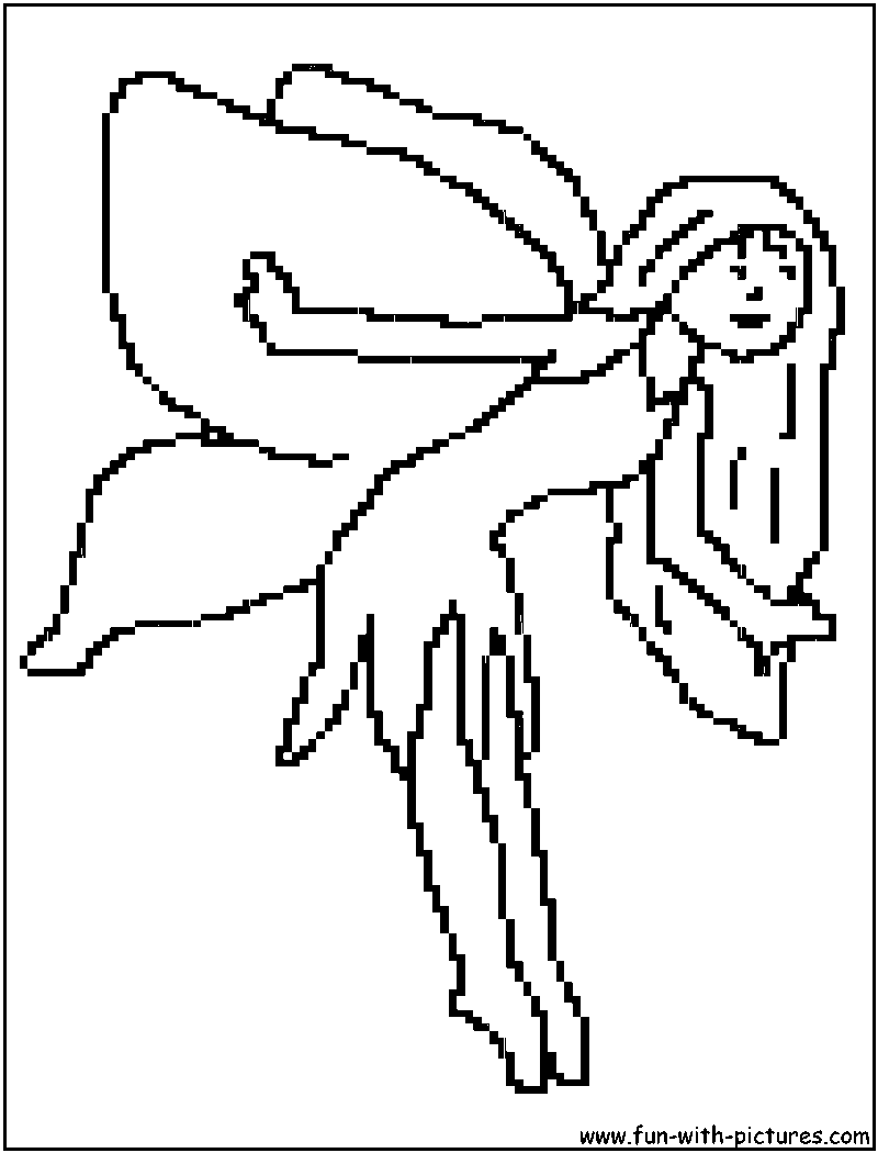 Fairies Coloring Pages Free Printable 191