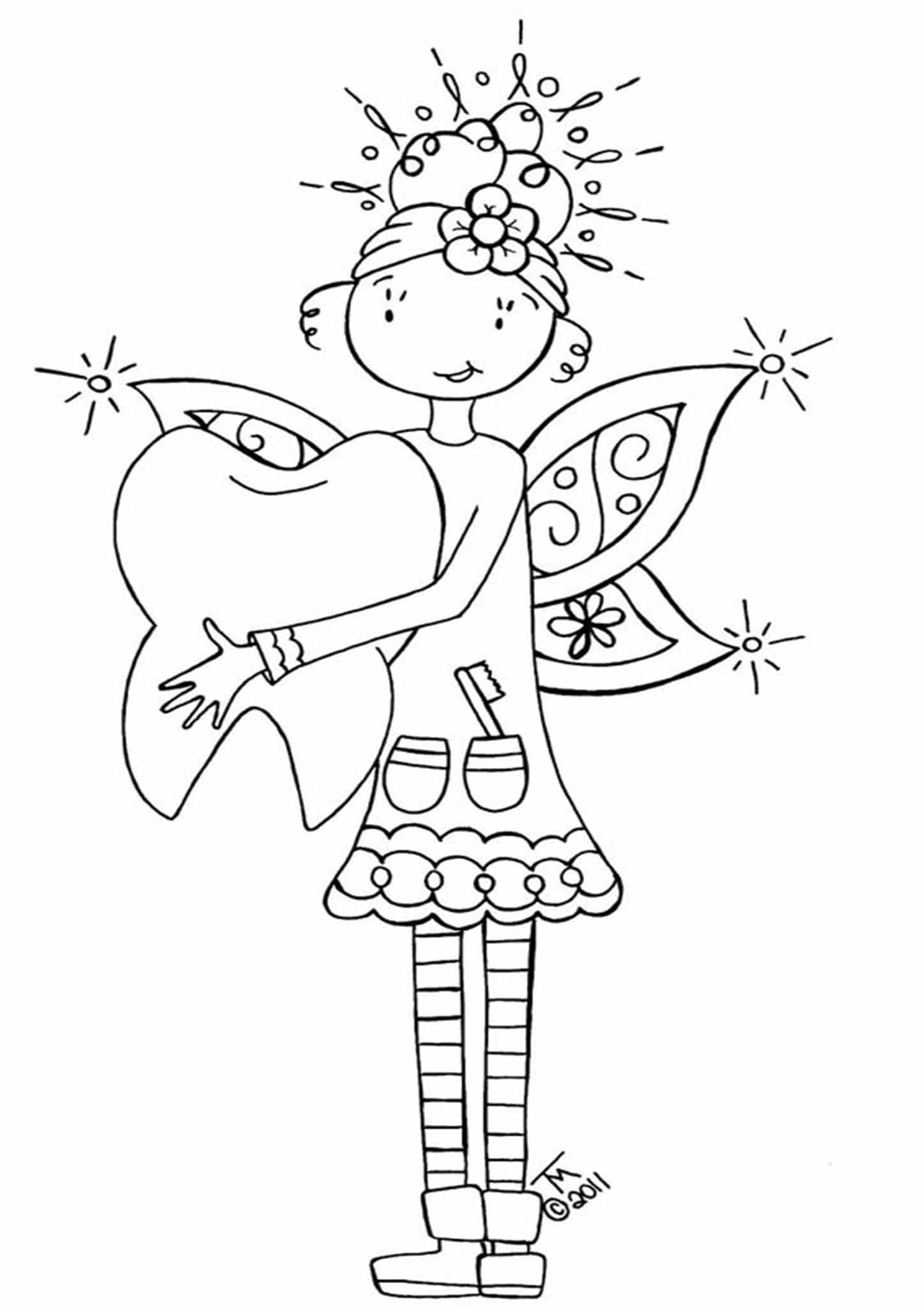 Fairies Coloring Pages Free Printable 193