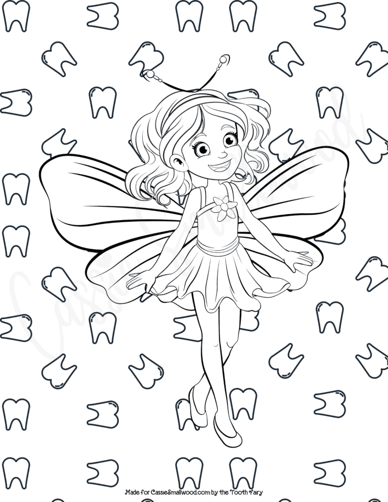 Fairies Coloring Pages Free Printable 198