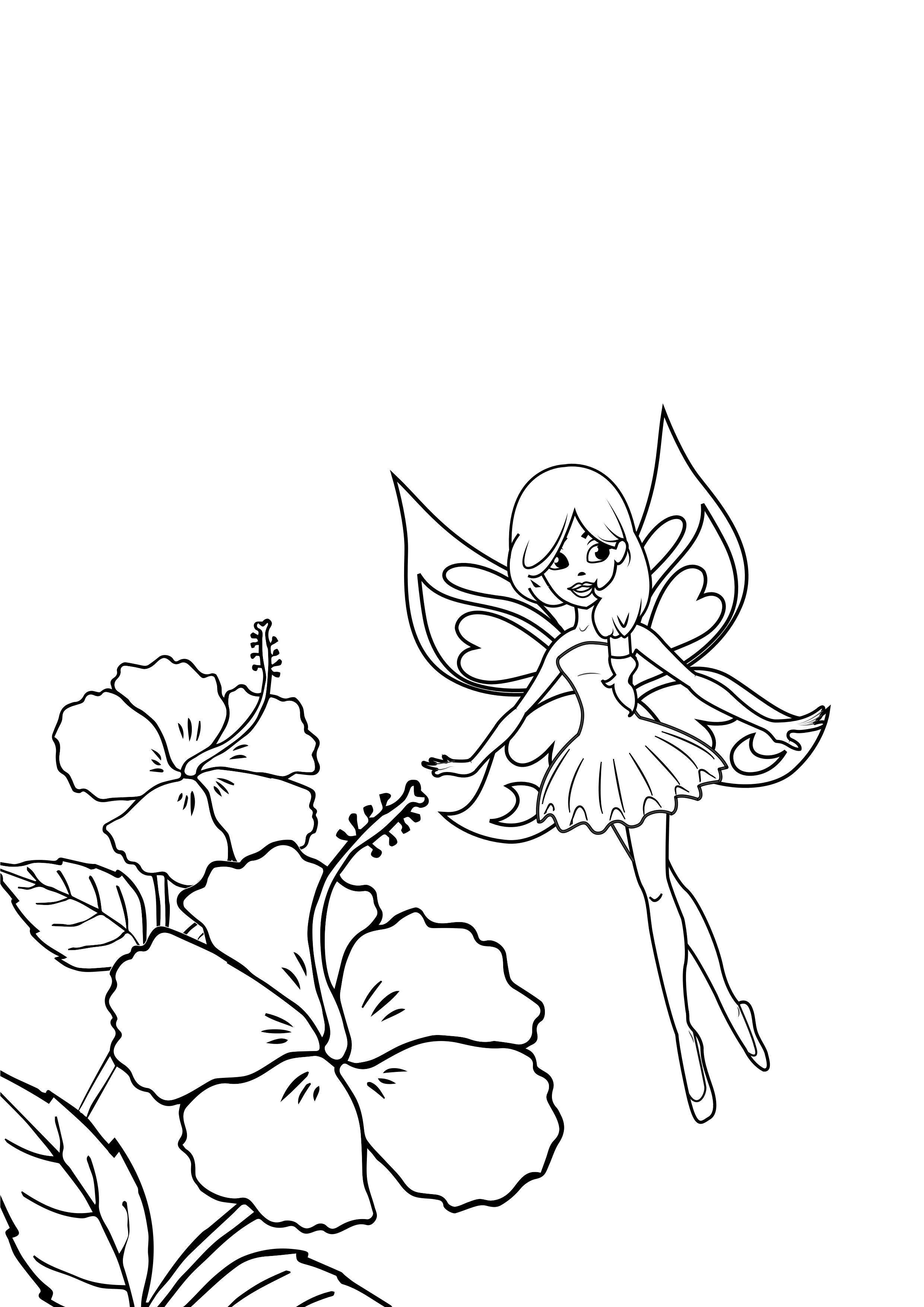 Fairies Coloring Pages Free Printable 2