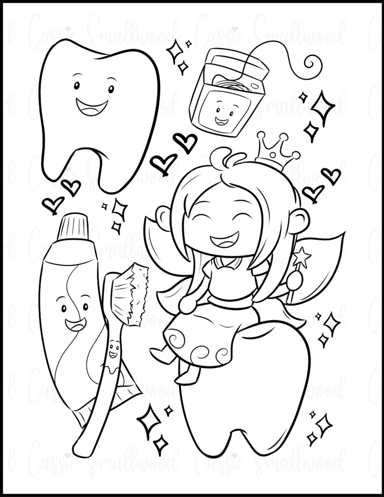 Fairies Coloring Pages Free Printable 27